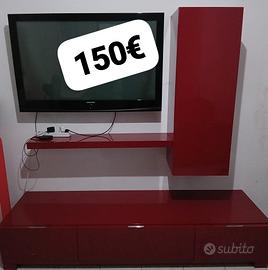 Mobile TV rosso lucido