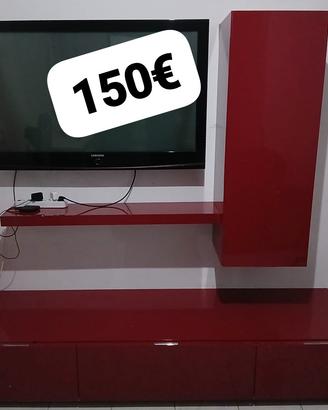 Mobile TV rosso lucido