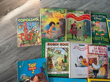Lotto 12 libri Disney e fiabe illustrate vintage