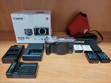 Canon m6 + zoom kit 15-45 3.5