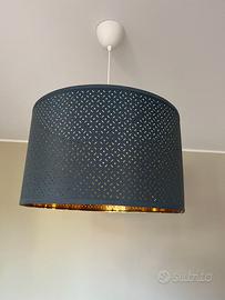 NYMÖ Paralume, nero/color ottone