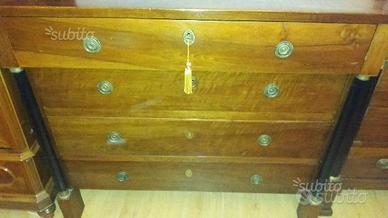 Cassettone comò impero