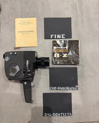 Cinepresa Sankyo 8-Z auto zoom 8mm vintage