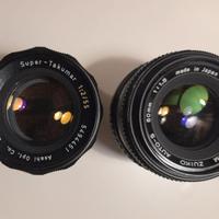 Pentax Takumar 55 mm + adattatori FX