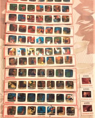 84+3 diapositive Robin Hood vintage '70 giochi RAR