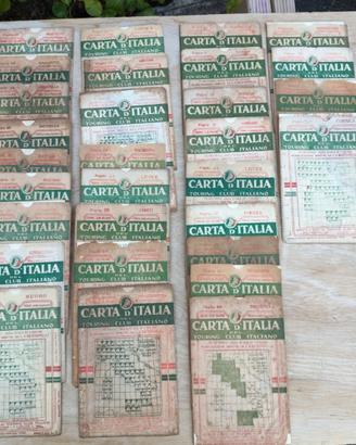 Lotto 30 Carte d' Italia vintage touring club
