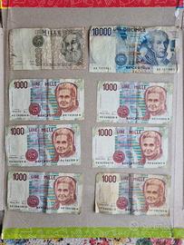 banconote vecchie lire 