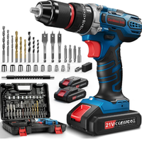 Avvitatore a Batteria, 21V Trapano con 2 2.0Ah Bat