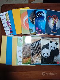 quaderni a righe di prima e seconda elementare 