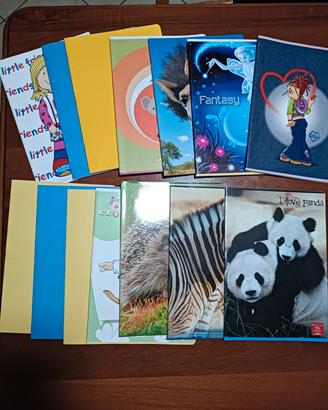 quaderni a righe di prima e seconda elementare 