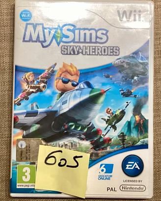 Gioco Wii Nintendo MY SIMS Sky Heroes In Italiano