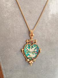Collana vintage stile barocco firmata  per donna