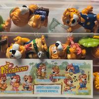 Set completo di 10 personaggi Leoventuras del 1993