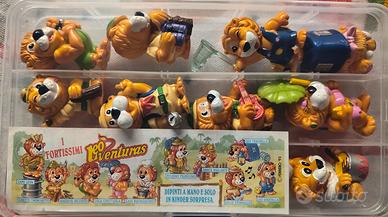 Set completo di 10 personaggi Leoventuras del 1993