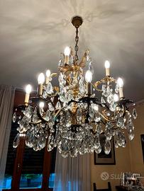 Lampadario in cristallo