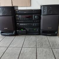 Stereo Aiwa lettore cd audio cassette