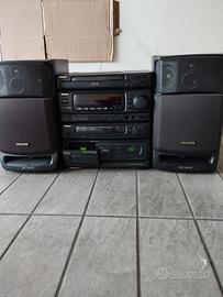 Stereo Aiwa lettore cd audio cassette