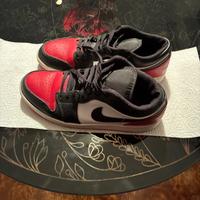 Nike Air Jordan 1 Low -  red/black/white taglia 44