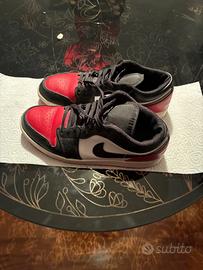 Nike Air Jordan 1 Low -  red/black/white taglia 44