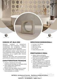 MATERICA Blocks Cemento Design - Modello CIRCLE