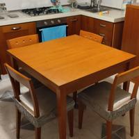 Tavolo da cucina in ciliegio 1mt x 1mt