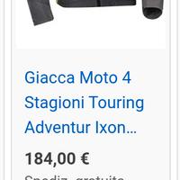 Giacca moto Ixon