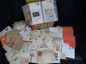 STORIA POSTALE ITALIANA IN SCATOLA DI METALLO GRAN