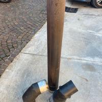 Tubo curve canna fumaria 120 stufa camino