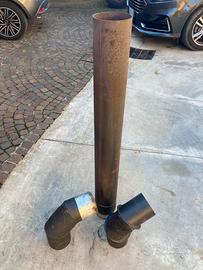 Tubo curve canna fumaria 120 stufa camino