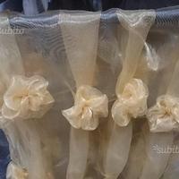 Stola organza colore oro