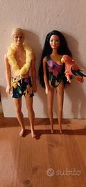 barbie miko e ken tropical con pappagallo thaiti