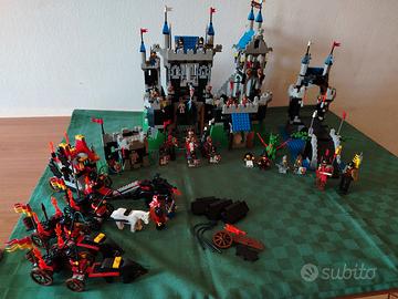 lego castello cavalieri 6090 + 6078 + 6036 + 6047 