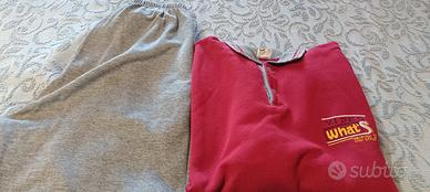 tuta felpata uomo xl