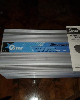 Inverter 12v camper barca da 3000watt