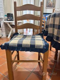 Sedie in legno da cucina