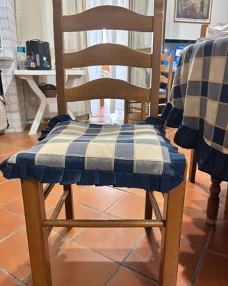 Sedie in legno da cucina