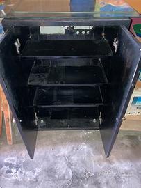 Mobiletto legno con sportelli