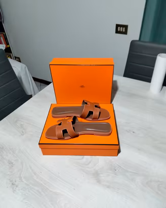 coppia sandali Oran originali Hermes Paris