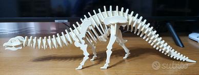 Lotto di 4 scheletri di dinosauro De Agostini