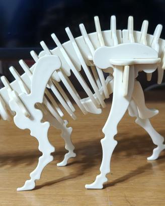 Lotto di 4 scheletri di dinosauro De Agostini
