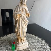 Statuetta d’epoca di Gesu’ del sacro cuore