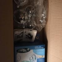 everloc porta saponetta e 4 ganci ventosa