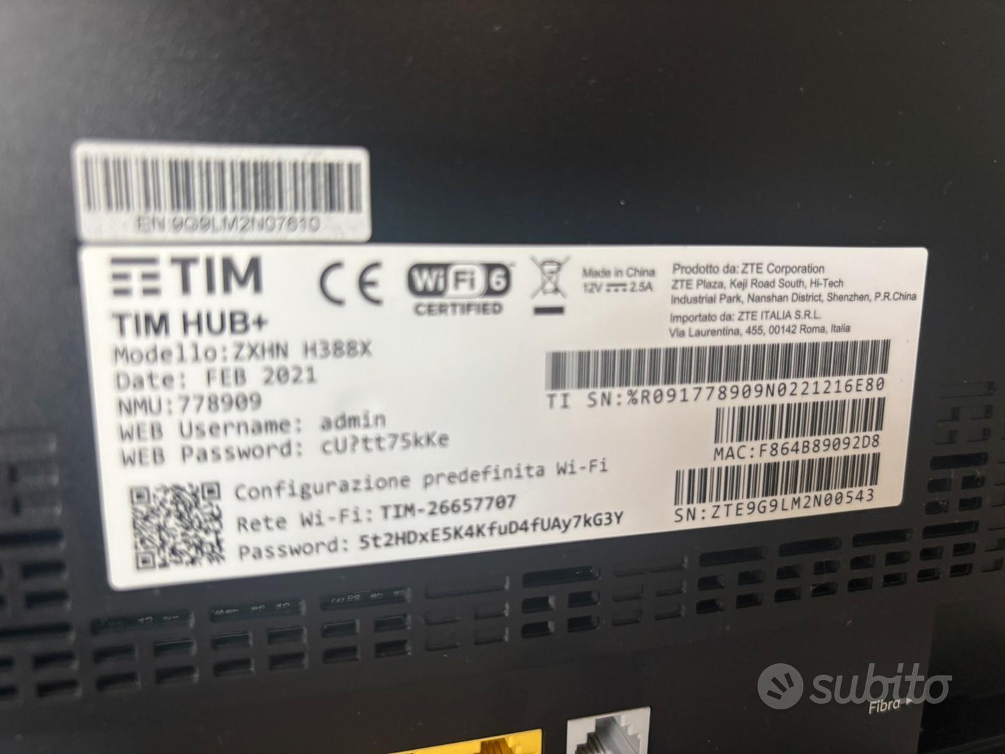 Router Tim - Informatica In vendita a Brescia