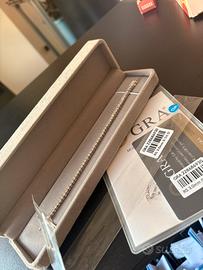 Bracciale tennis Moissanite in argento 925