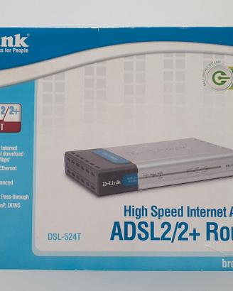 D-LINK DSL-524T  ADSL2+ Modem Router