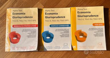 Alphatest economia giurisprudenza 7^ edizione