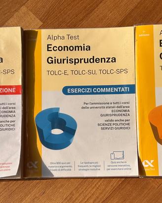 Alphatest economia giurisprudenza 7^ edizione