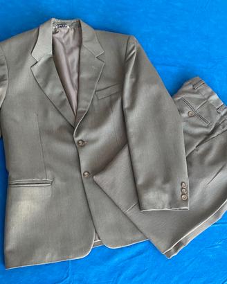 Completo giacca e pantalone verde salvia tg 48