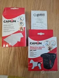 mutandina igienica e assorbenti per cani