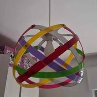 lampadario colorato